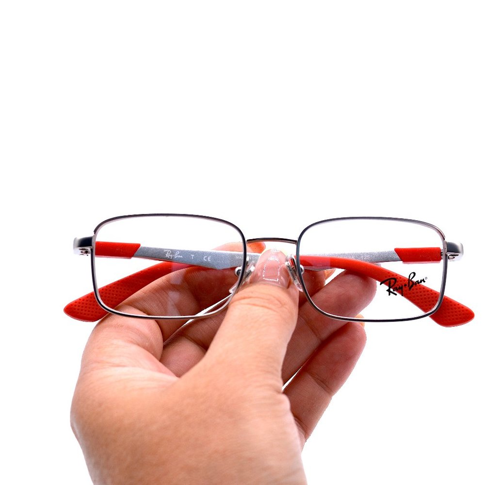 RAY-BAN JUNIOR RB1043 4021 SILVER EYEGLASSES AUTHENTIC FRAME - Picture 4 of 8